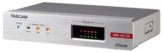 MM-4D-IN-E - 4x4 Euroblock Analog-Dante Converter with Mixer/DSP