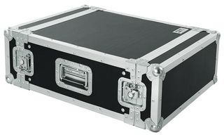 CR203BLKM - 3U 19" Rack Flight Case, 45cm Depth