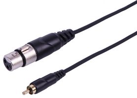 PLS00888 - 3-Way XLR-F to RCA Phono Plug, 5m