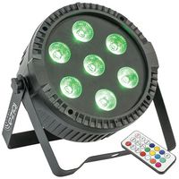 THINPAR7X6-RGBW - 42W LED Par Can RGBW with IR Control