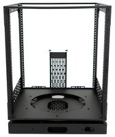 R8010-12U-M6 - 12U Slide and Rotate Rack Enclosure with M6 Threaded Rack Rails