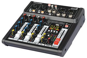 IS 2MIX4PRO - 4 Channel Stereo Audio Mixer Player with DSP MultiFX
