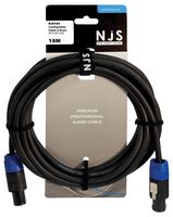 NJS754 - 2 Pole Speakon Plug to 2 Pole Speakon Plug Loudspeaker Lead, 15m
