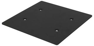 TRUS086 - Quad Steel Deco Truss, 300mm x 300mm Base Plate, Black