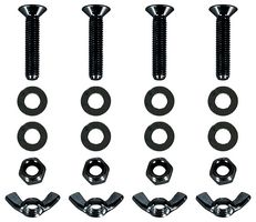 TRUS089 - Quad Steel DecoTruss - Base Plate Nuts and Bolts Kit, Black