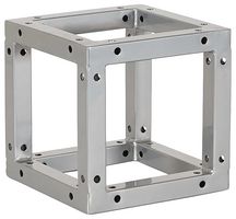 TRUS085S - Quad Steel Deco Truss, Box Corner, Silver