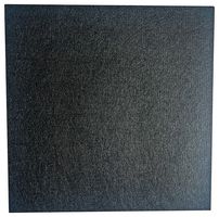 SAT12-BLACK - Sound Absorption Tiles 600mm x 600mm, Pack of 20, Black