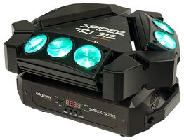 SPIDER-TRI-912 - 9x RGBW LEDs12W Beam Motorized Mini Bars
