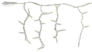 41821 - LED Rubber Icicle FX Lights, Warm White, White, 5m