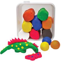 OD2.4KG/8/AC - Soft Modelling Dough, 8 Assorted Colours