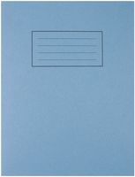 EX104 - 229x178mm Lined Blue Exercise Book - 80 Pages