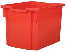 F3FR - Jumbo Red Plastic Storage Tray - 430mm x 312mm x 300mm (LxWxH)