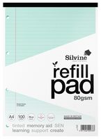 A4RPTINBL - A4 Tinted 100 Page Refill Pad, Blue