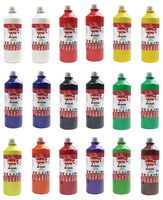 DAM600/18/A - Scola Artmix Ready Mixed Tempera Colour Paint, 18 Pack Assorted Colours