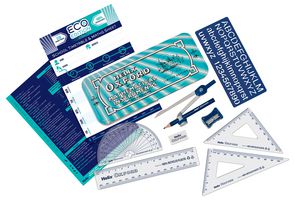 170811 - Oxford Cyber Eco Maths Set, Blue