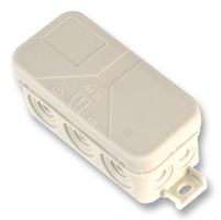 310­908 - IP55 Thermoplastic 10 Entry Junction Box Enclosure - 89x43x37mm