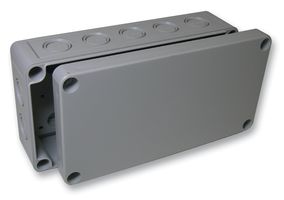 105-410 - IP66 Polystyrene Enclosure with Metric Knockouts - 180x94x57mm