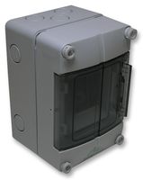 735-403 - IP65 Polystyrene 3 Way Distribution Box, 100x150x96mm (LxWxH)