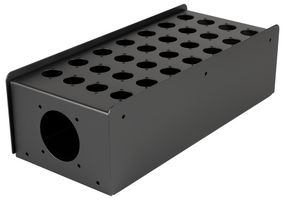 R2350-28 - 28 Hole Stage Box Punched for D Series Connectors