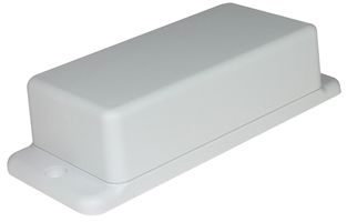 CUE8307WH - White ABS Flanged Enclosure - 111x45.6x27.5mm