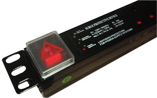 PDU-6WS-H-SP-1U - LMS Data 13A 6 Way Surge Protected Mains to Plug PDU