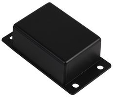 RX3007 - Black ABS Flanged Enclosure - 47.5x33x19.5mm