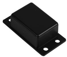 RX3009 - Black ABS Flanged Enclosure  - 65.5x45x24.5mm