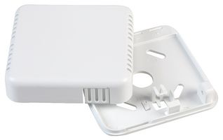 EN30W - White Ventilated ABS Sensor Enclosure - 80x80x21mm