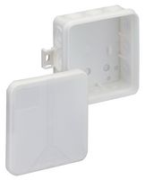33261201 - IP55 Junction Box, White, 85x85x37mm