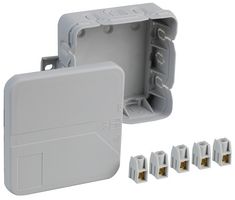 33441201 - IP20 Grey Junction Box (85x85x37mm)
