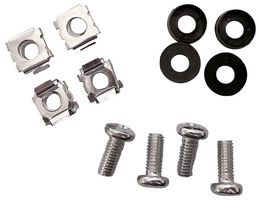 CAGENUT4 - Cage Nuts, M6, Zinc Plated, Pack of 4