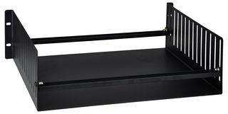 L097GF - 19" Steel Rack Tray with Clamps, 3U