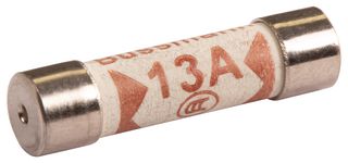 BK1-TDC180-13A - Cartridge Fuse, 6.3mm x 25.4mm, 240V, 13A