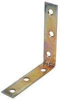 D01078 - 75mm (3") Zinc Plated Corner Braces, 10 Pack