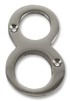 D01270 - 3" Chrome Number, No. 8
