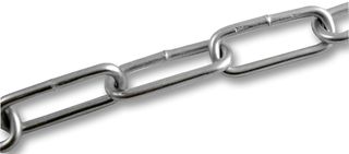 BC30HDG - 3mm x 26mm x 10m HDG Welded Link Chain, 40kg