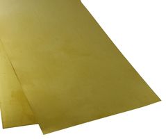 KS8251 - 0.010 x 4 x 10" (0.25mm x 100mm x 250mm) Brass Sheet