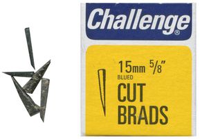 11406 - 5/8" (15mm) Blued Cut Brads, 40g Pack