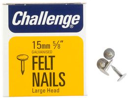 12026 - 5/8" (15mm) Galvanised Felt Nails, 225g Pack