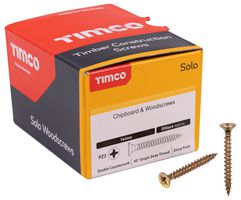 40035SOLOC - 4mm x 35mm Pozidriv Double Countersunk ZYP Solo Chipboard & Wood Screws, 200 Pack