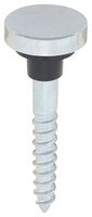 08114FCMIRP - 4mm x 30mm Chrome Flat Mirror Screws, 10 Pack