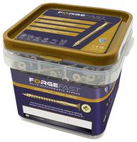 FFP450YT-PROMO24 - 4mm x 50mm Pozidriv Countersunk Elite Fast-Start Performance Wood Screws, Trade Tub x900