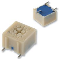3361P-1-103GLF - Trimmer, Single Turn, Cermet, Top Adjust, 10K, Surface Mount, 1 Turns