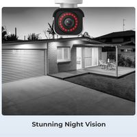 NVC-B10M2PK - PoE Network Surveillance Bullet CCTV Cameras, IP66, Pack of 2