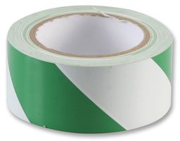 00830331440502 - Vinyl Hazard / Floor Marking Tape 50mm x 33m, Green / White