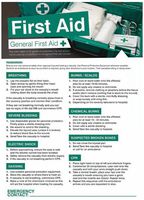 55901 - First Aid Workplace Poster - 594mm x 420mm