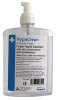 Q4465 - HypaClean Alcohol Free Hand Foam Sanitiser, 500ml