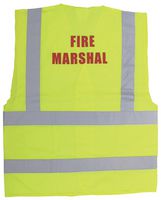Q4211. - Fire Marshall Hi-Vis Vest - XXL / XXXL