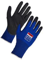 PG12012 - Nitrile Dipped Palm Ultralight Gloves, Blue Medium