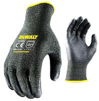 DPG800L - Foam Nitrile Dipped Cut Resistant Touchscreen Gloves, Black Large
